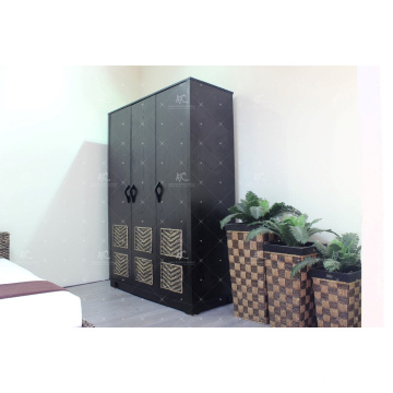 Cabinet en jacinthe à l&#39;eau et armoire à l&#39;armoire en bois